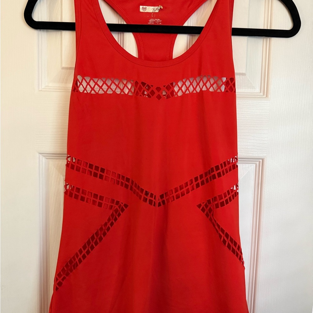 Red Sleeveless Women's Top